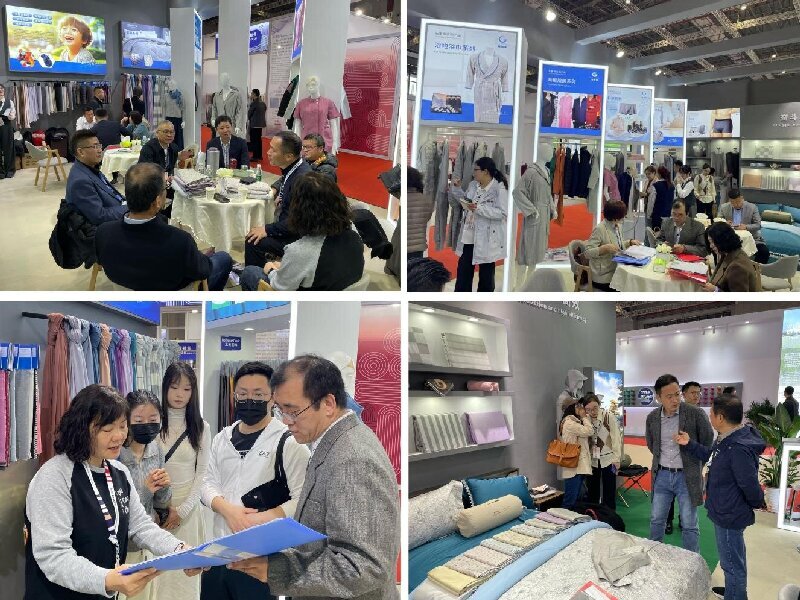 门徒娱乐集团所属门徒娱乐恒新纺织公司亮相2025中国纺联春季联展